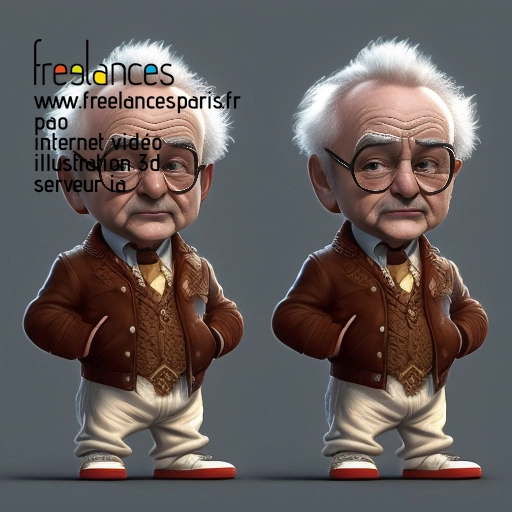 Pao mise en page internet vidéo illustration 3d serveur image IA générative AI freelance paris studio de création magazines 95HHRCW0